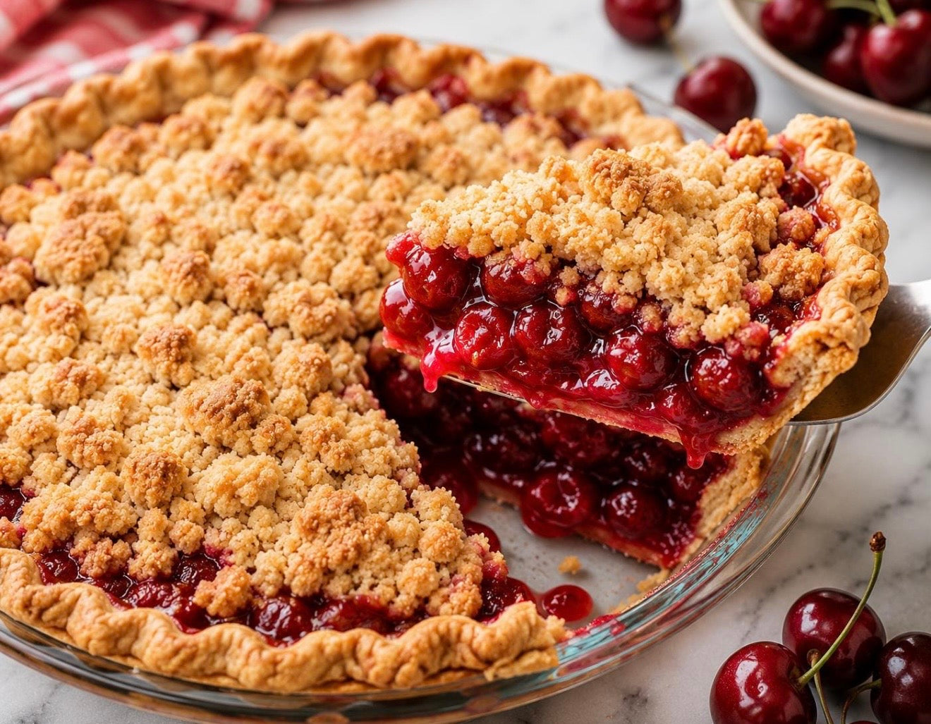 Cherry Crumb Pie Soy Candle 2 Wick