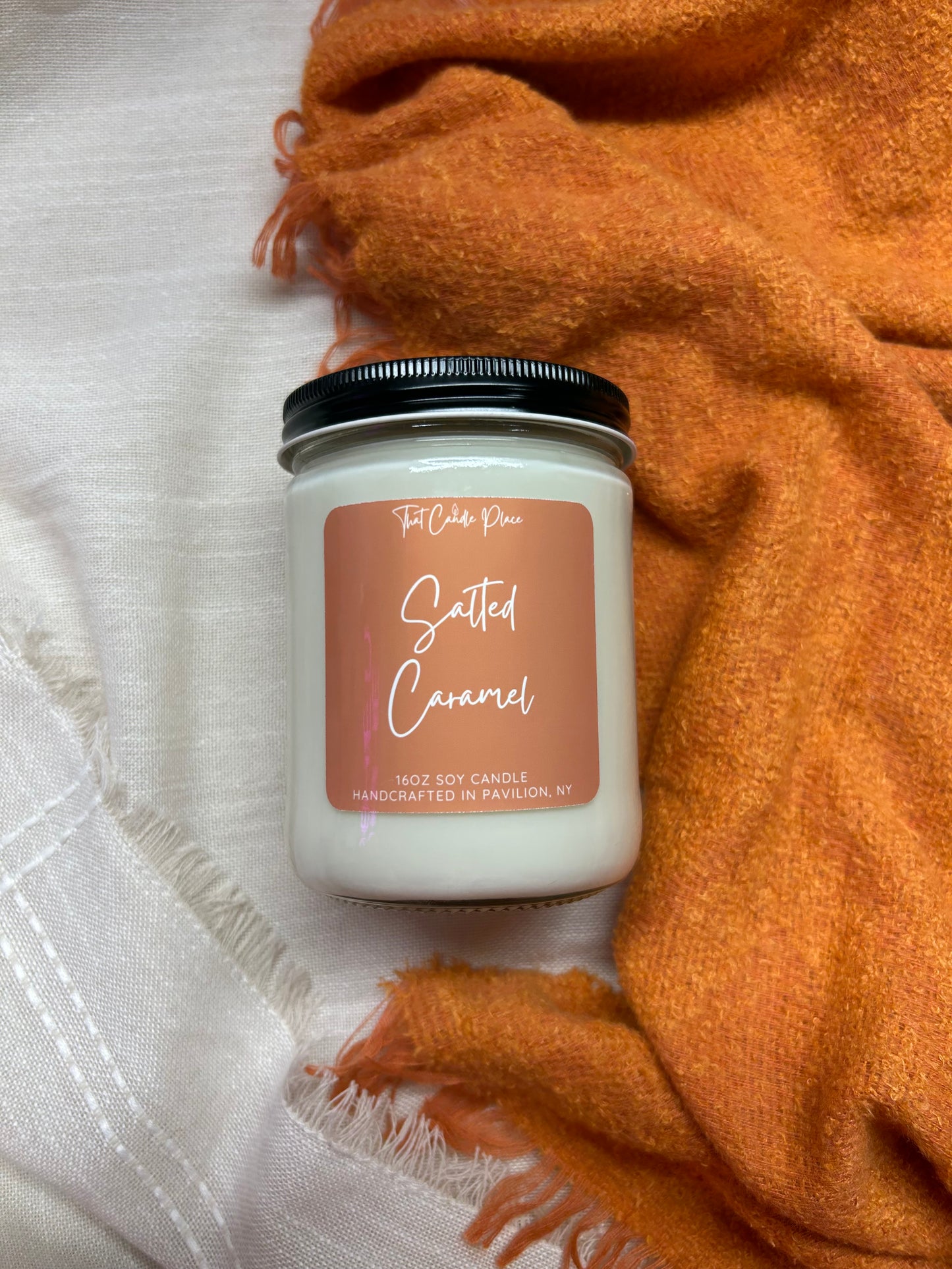 16oz Salted Caramel Soy Candle