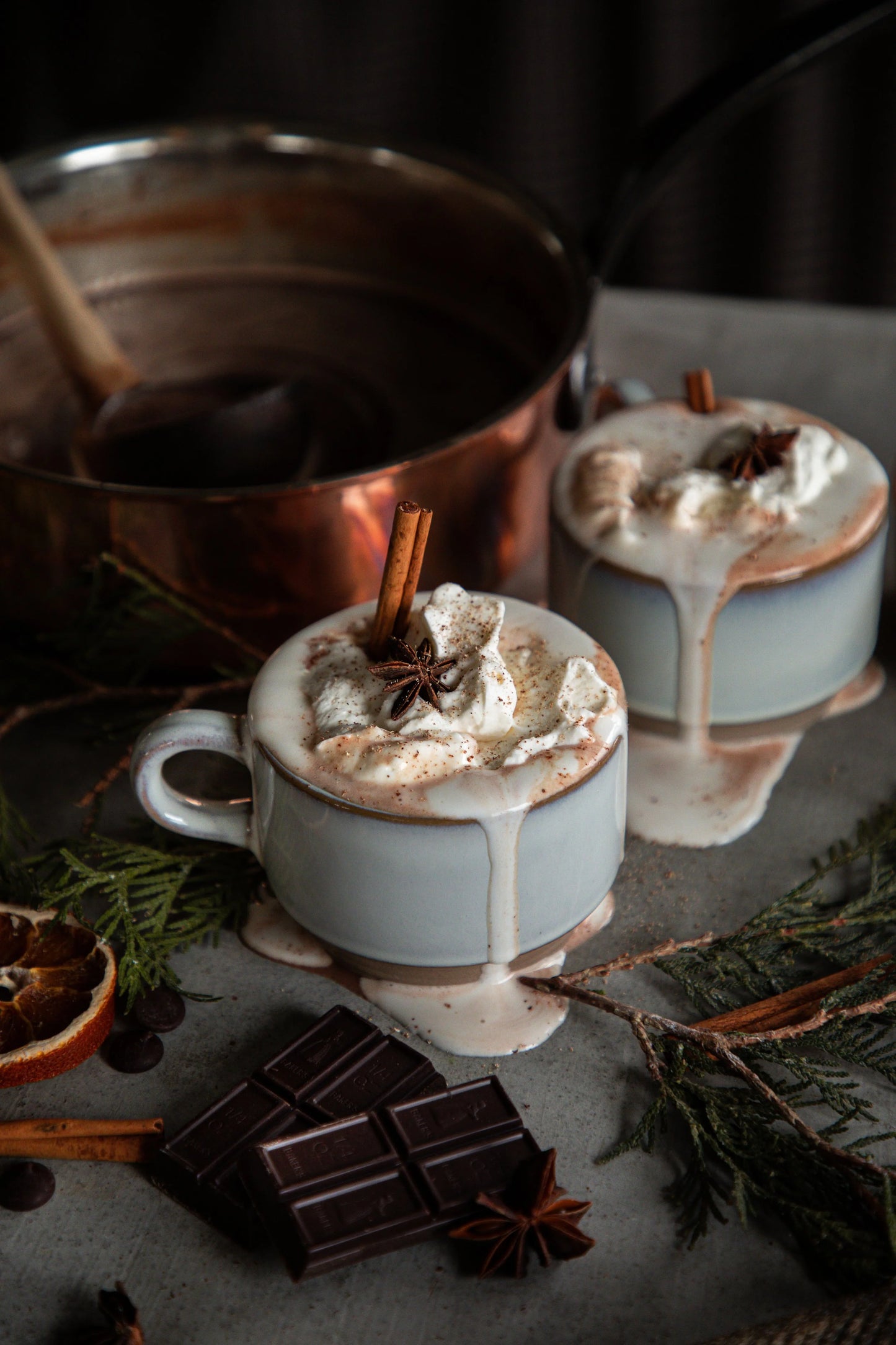 Hot Cocoa + Cream Soy Candle 2 Wick