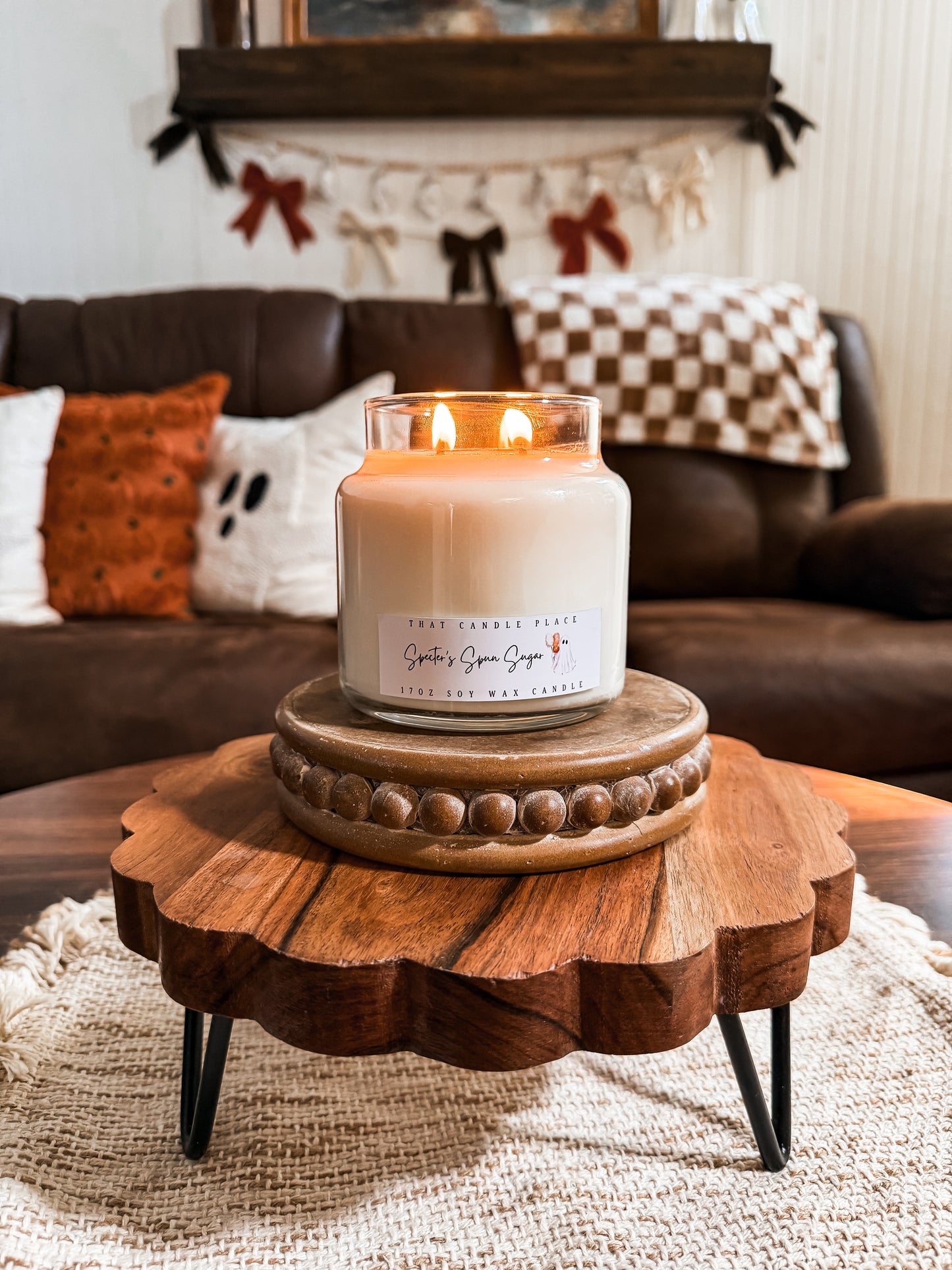 Specter's Spun Sugar Soy Candle 2 Wick