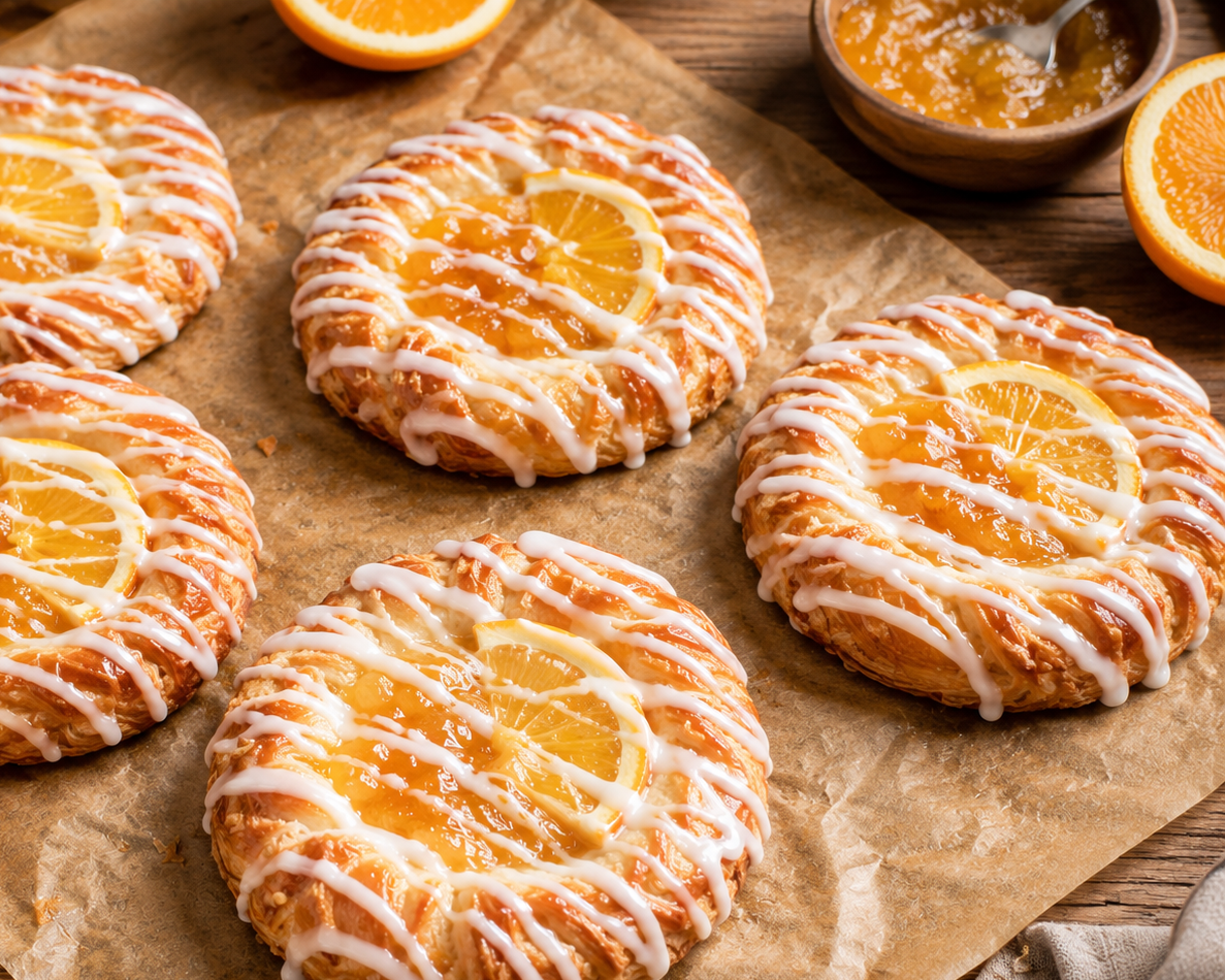 Orange Cream Danish Soy Candle 2 Wick