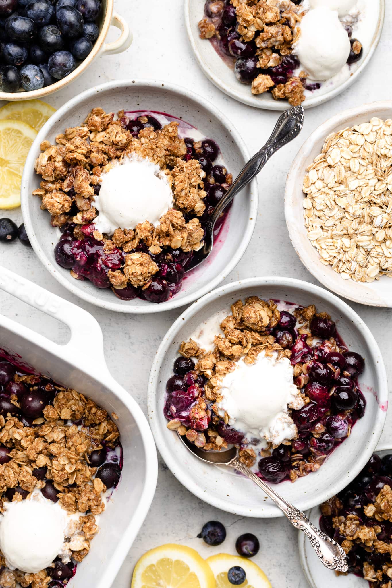 Autumn Blueberry Crumble Soy Candle 2-Wick