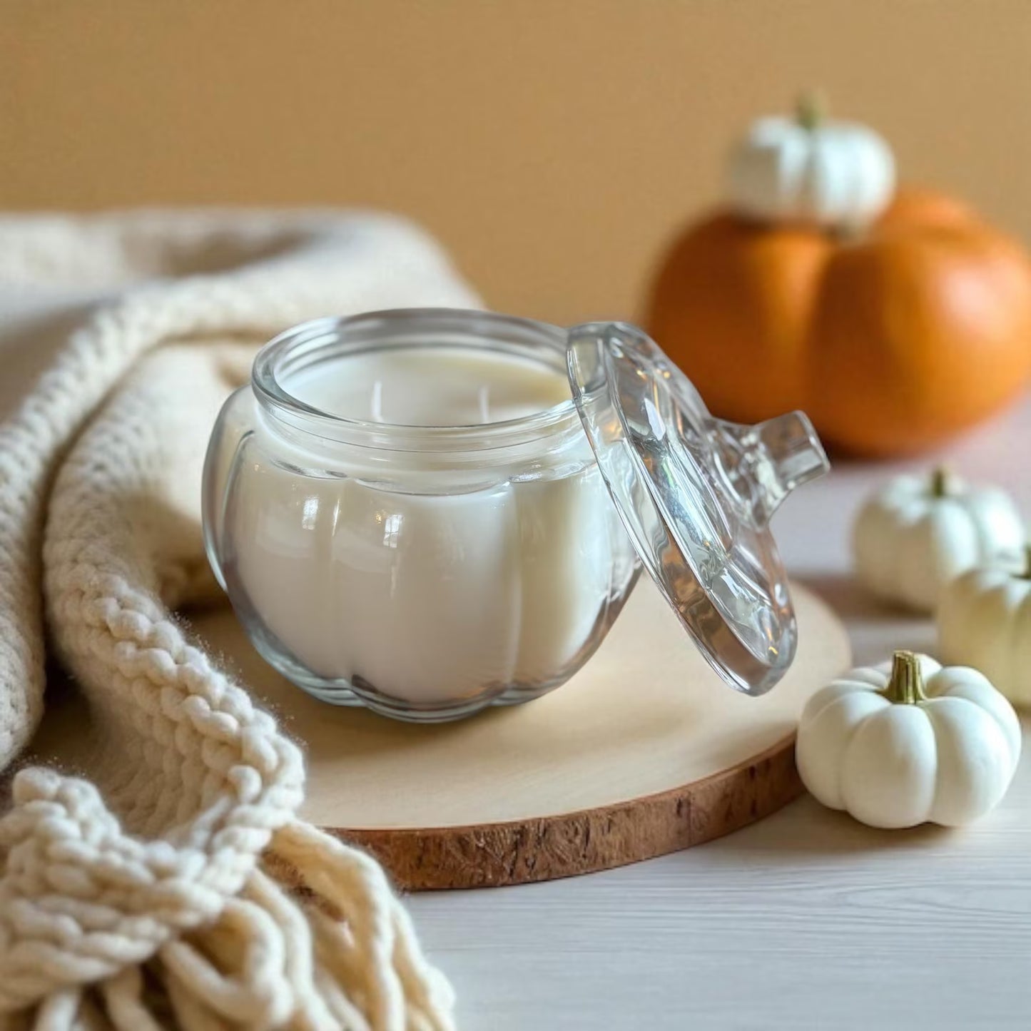 Pumpkin Jar Soy Candle 2-Wick