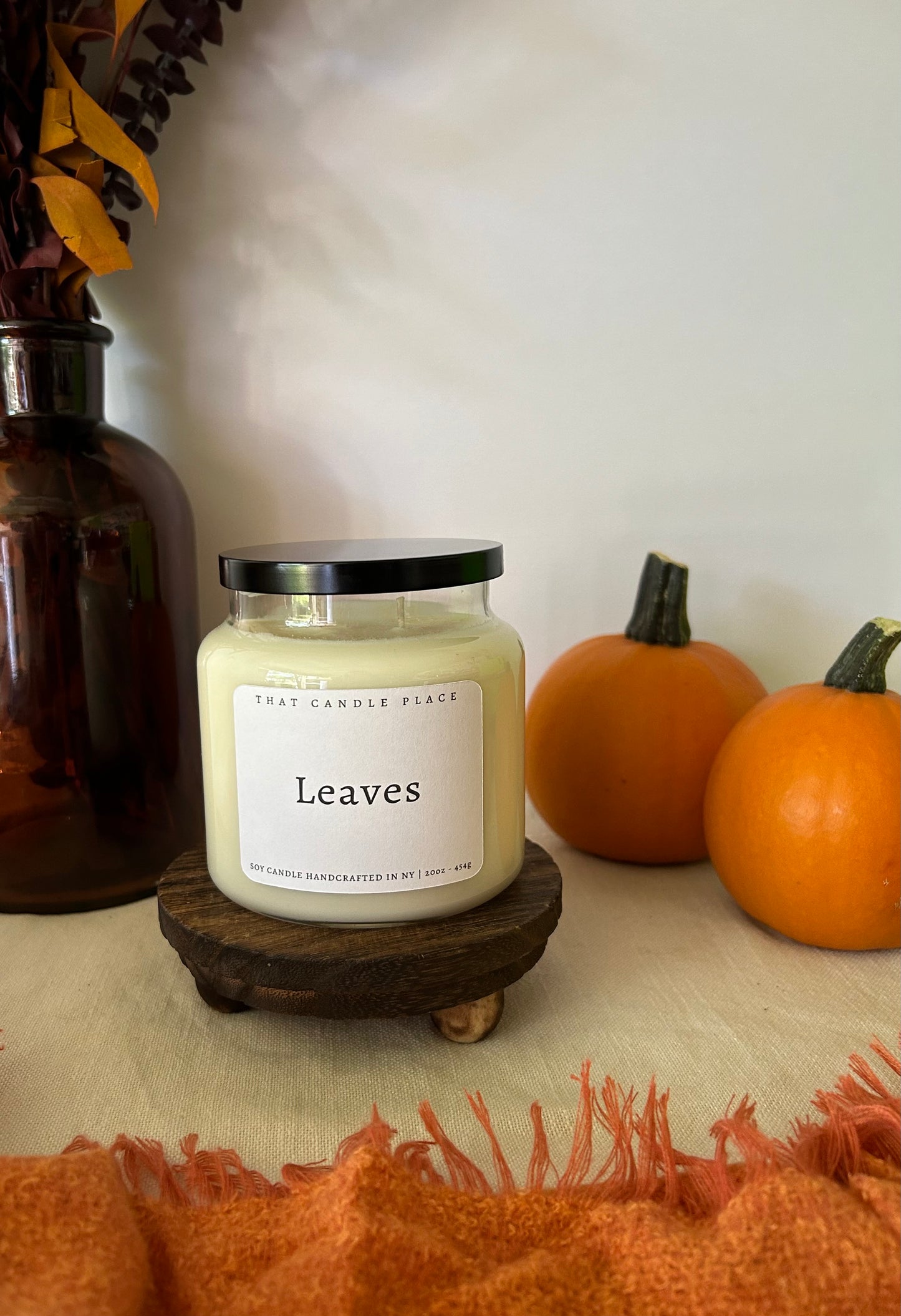 20oz Leaves Soy Candle