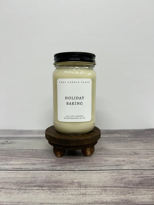 16oz Holiday Baking Soy Candle