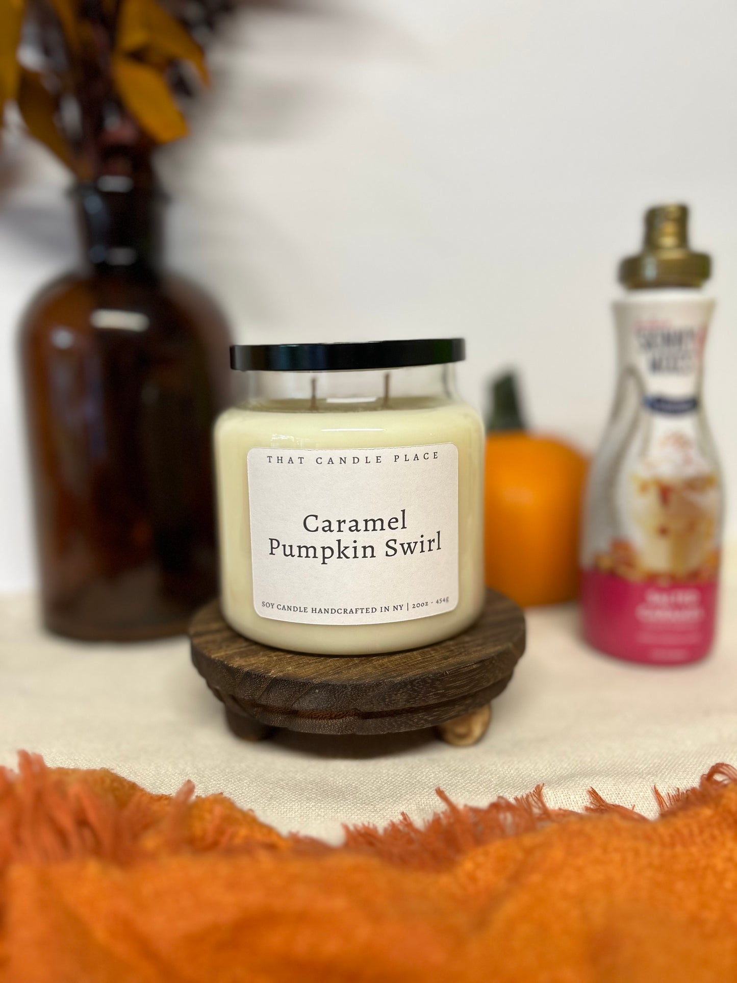 20oz Caramel Pumpkin Swirl Soy Candle