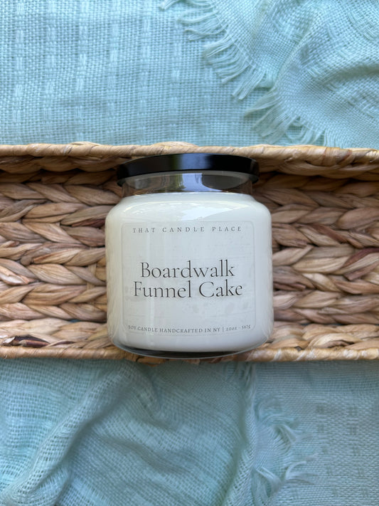 20oz Boardwalk Funnel Cake Soy Candle