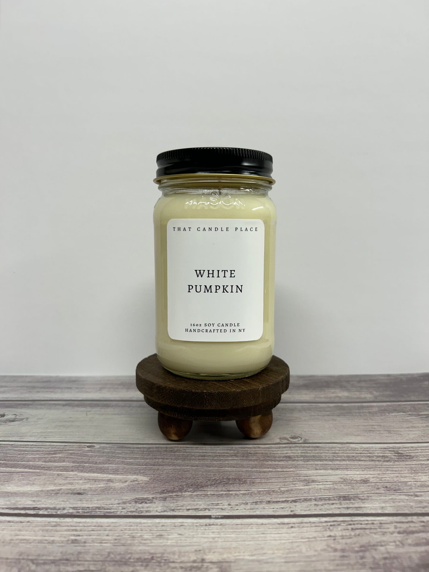 16oz White Pumpkin Soy Candle