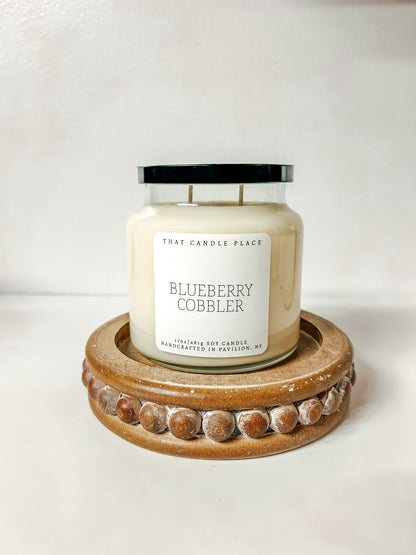 2-Wick Blueberry Cobbler Soy Candle