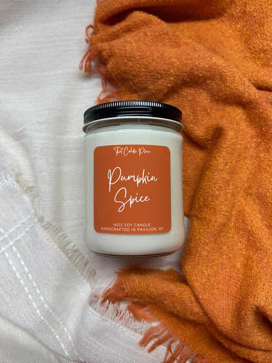 16oz Pumpkin Spice Soy Candle