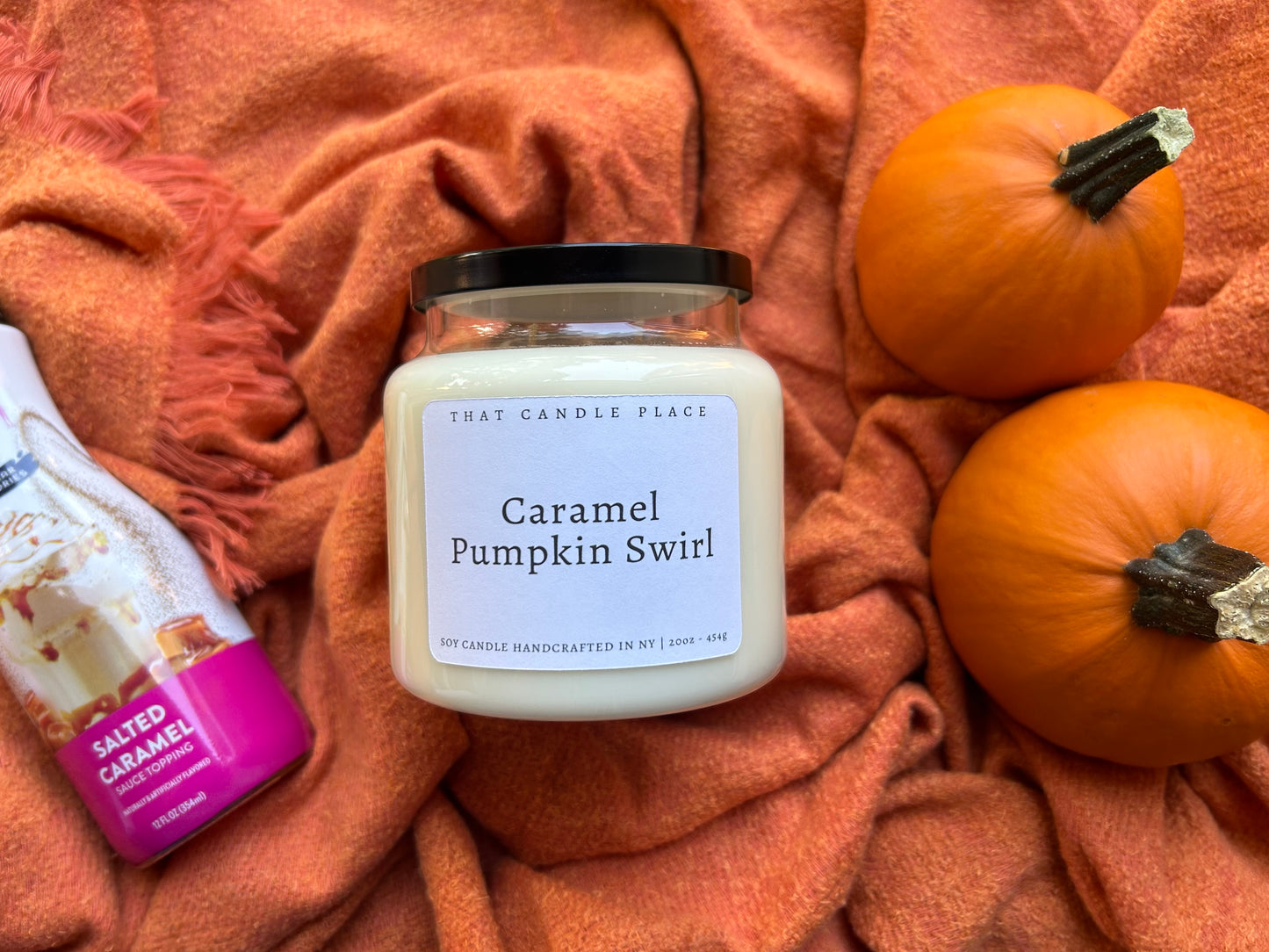 20oz Caramel Pumpkin Swirl Soy Candle