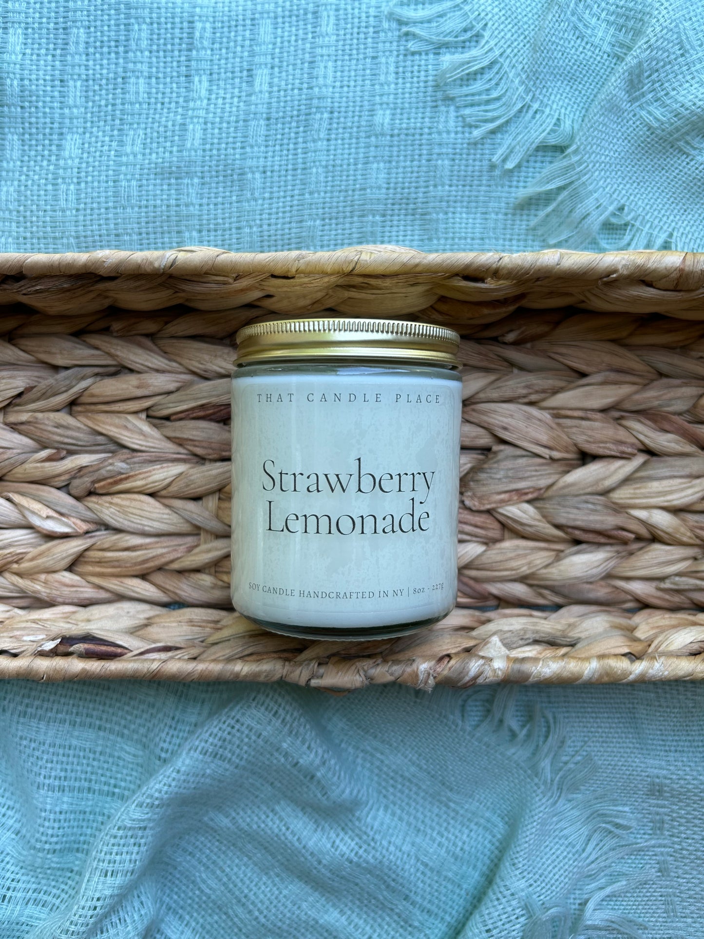 8oz Strawberry Lemonade Soy Candle