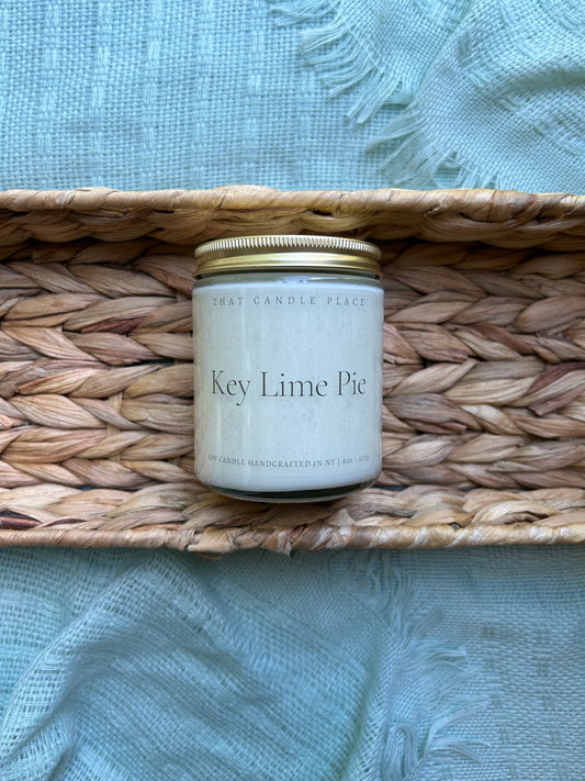8oz Key Lime Pie Soy Candle