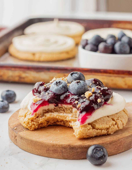 Blueberry Crumble Cookies Soy Candle 2 Wick