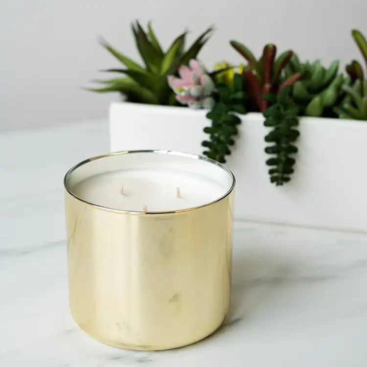 December 3-Wick Soy Candle | Gold
