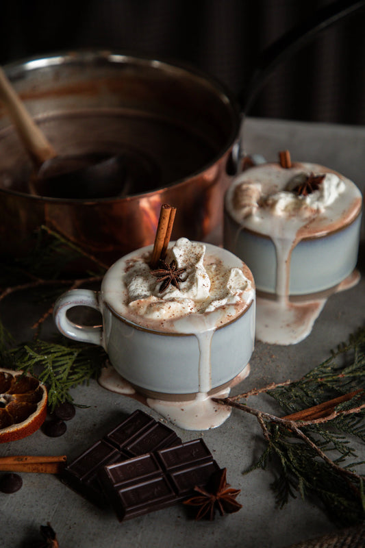 Hot Cocoa + Cream Soy Candle 2 Wick