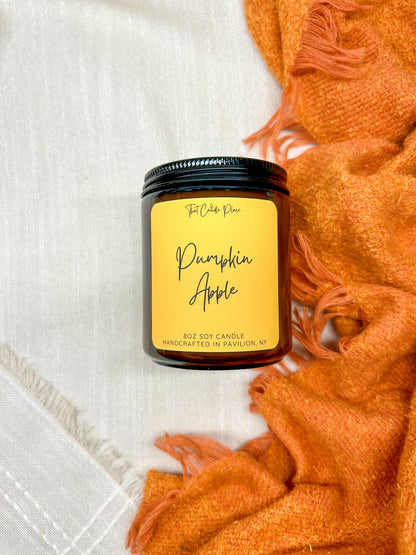 8oz Pumpkin Apple Soy Candle