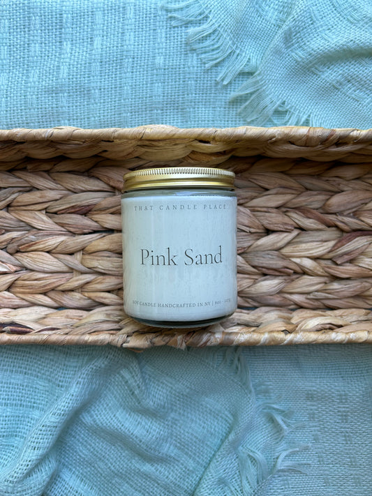 8oz Pink Sand Soy Candle