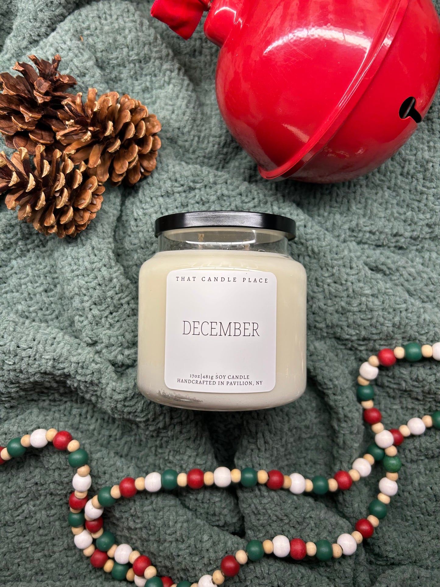 2-Wick December Soy Candle
