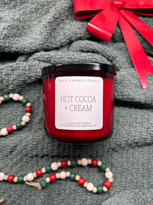 3-Wick Hot Cocoa + Cream Soy Candle