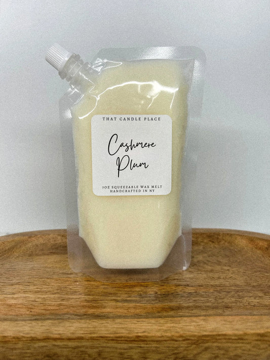 Cashmere Plum Squeezable Wax Melts - 7oz