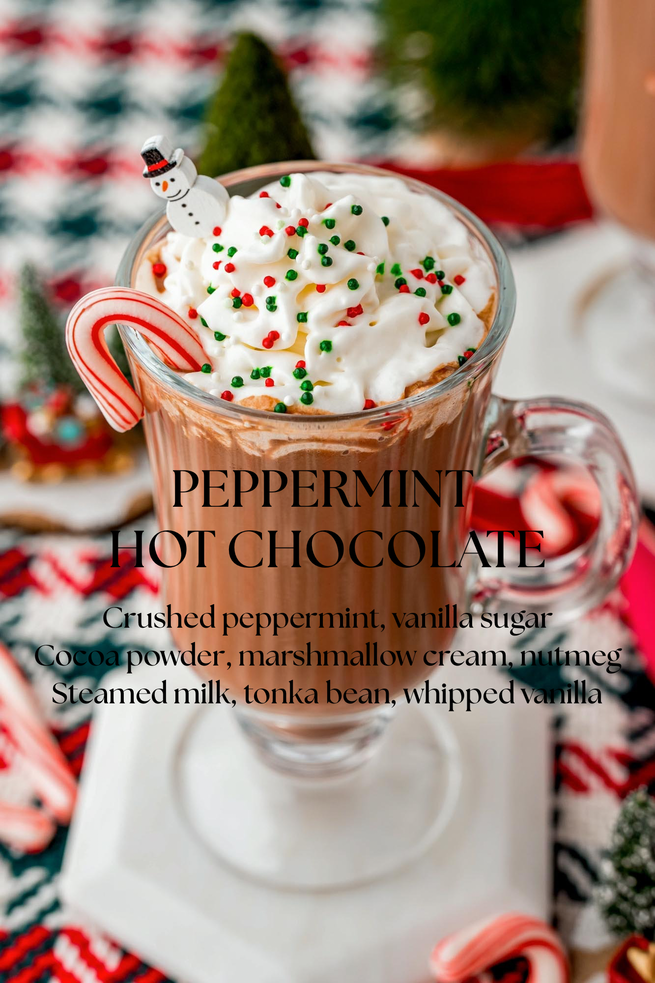 Peppermint Hot Chocolate Soy Candle | 2-Wick