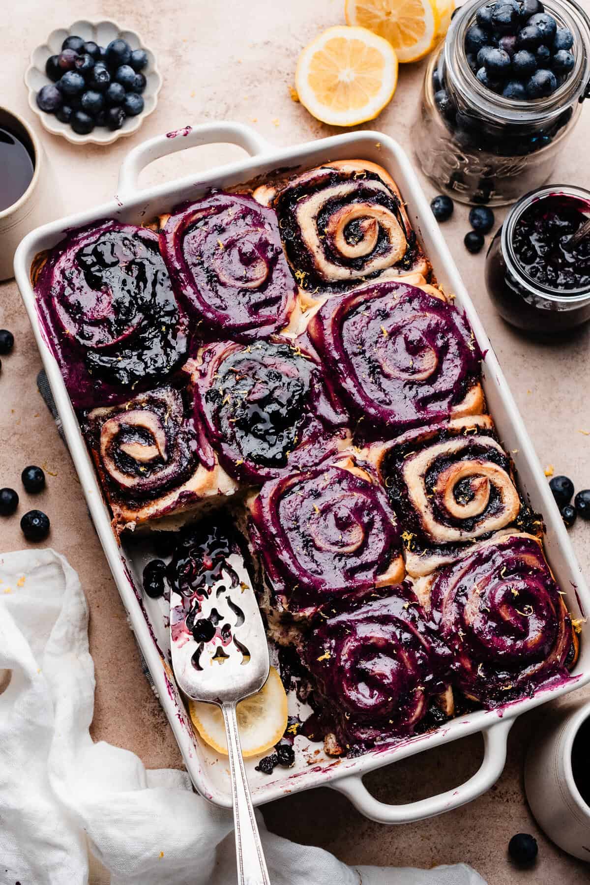 Blueberry Sweet Rolls Soy Candle