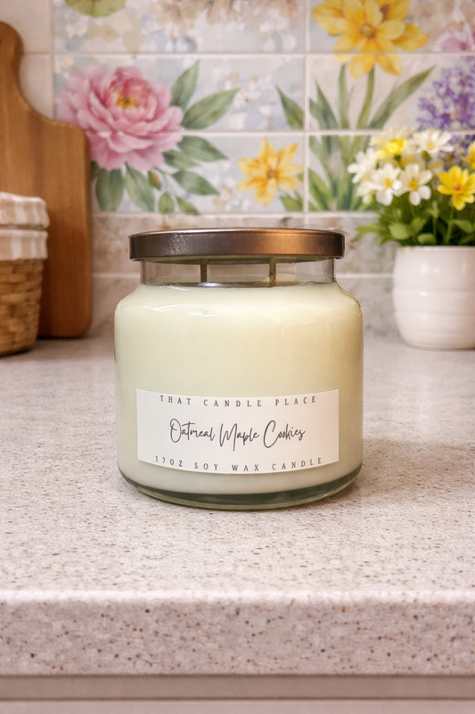 Oatmeal Maple Cookies Soy Candle 2-Wick