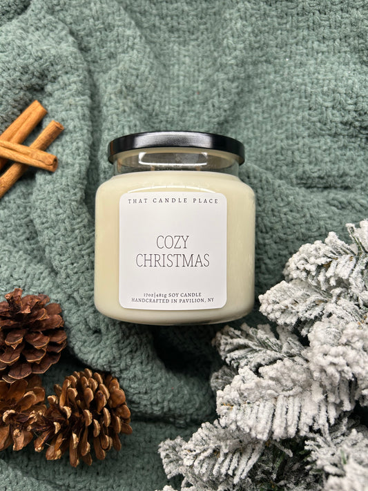 2-Wick Cozy Christmas Soy Candle