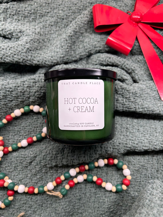 3-Wick Hot Cocoa + Cream Soy Candle