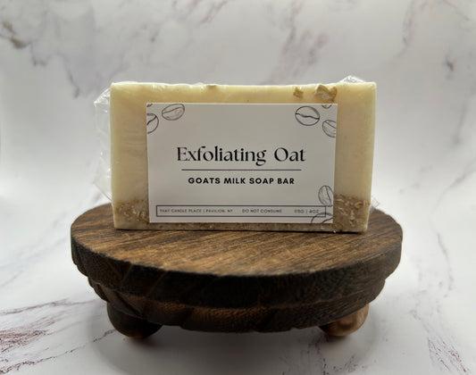 Exfoliating Oat Goats Milk Soap Bar