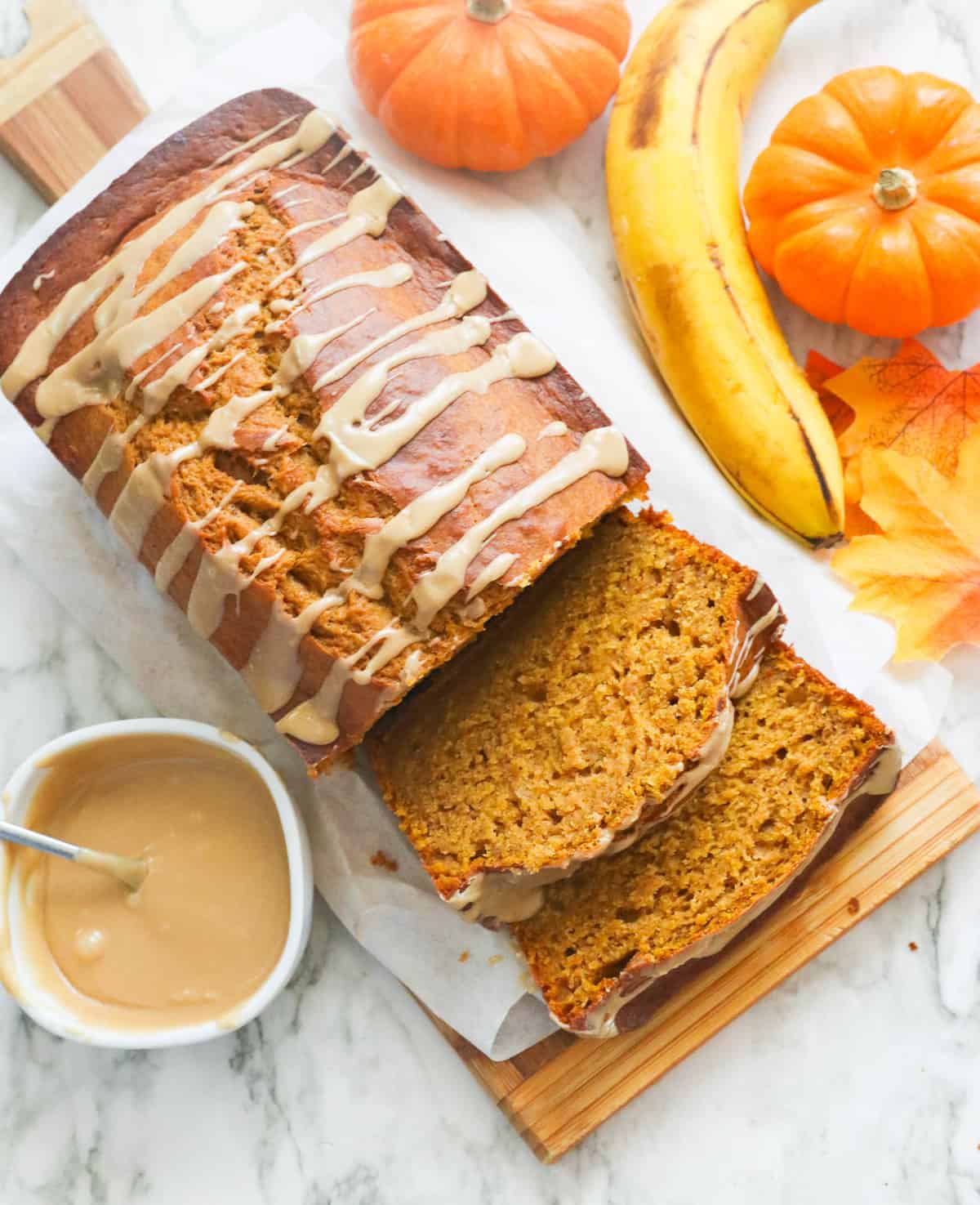 Sweet Pumpkin Banana Bread Soy Candle 2 Wick