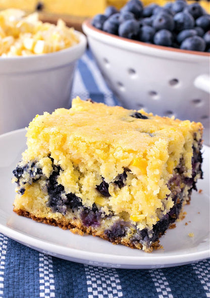Cornbread + Blueberry Mason Jar Soy Candle Single Wick