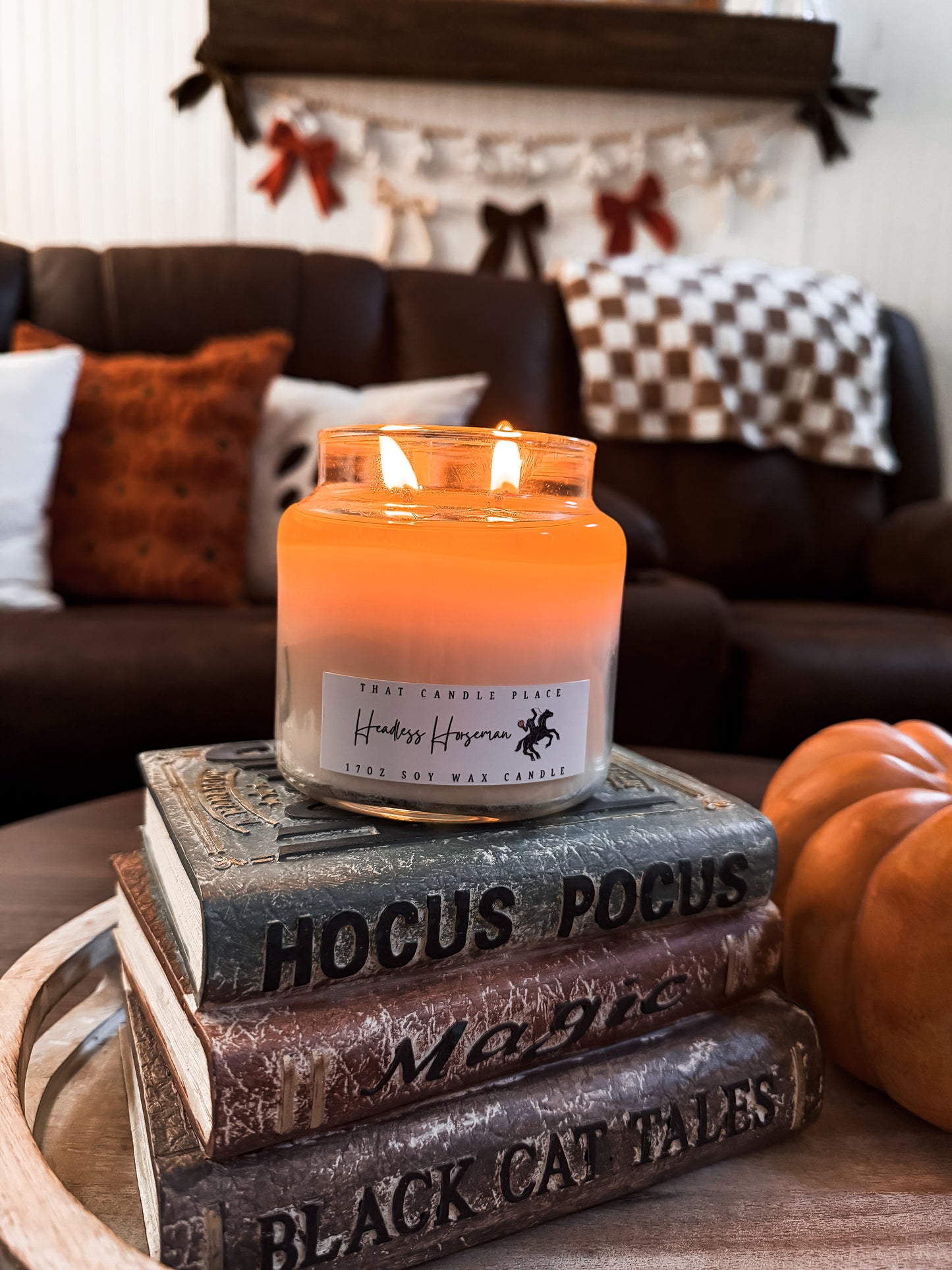 Headless Horseman Soy Candle 2 Wick