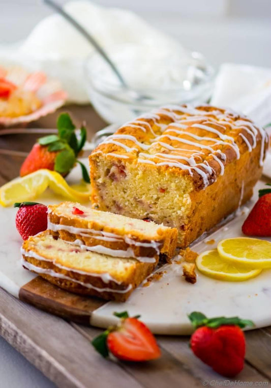 Strawberry Lemon Loaf Soy Candle 2-Wick