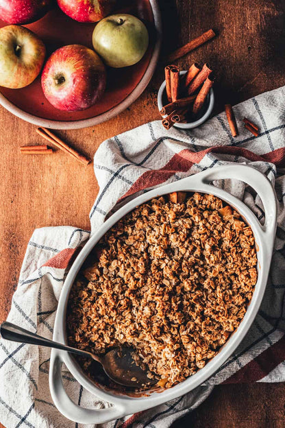 Cinnamon Apple Crumble Soy Candle 2-Wick