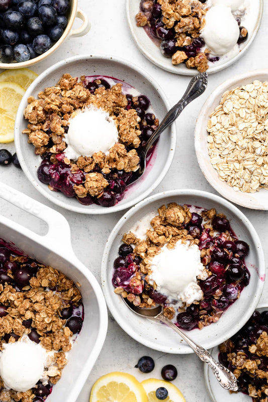 Autumn Blueberry Crumble Soy Candle 2-Wick PRE-ORDER