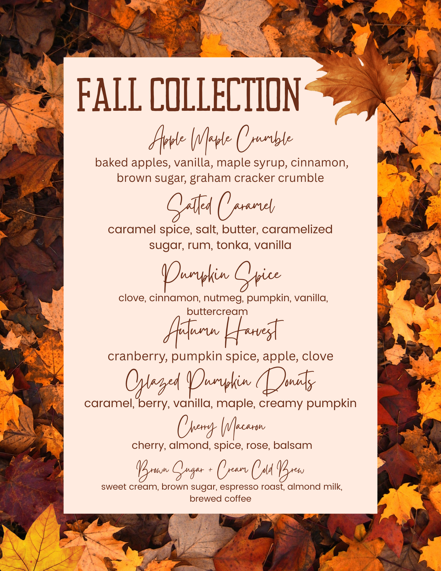 Fall Car Diffusers